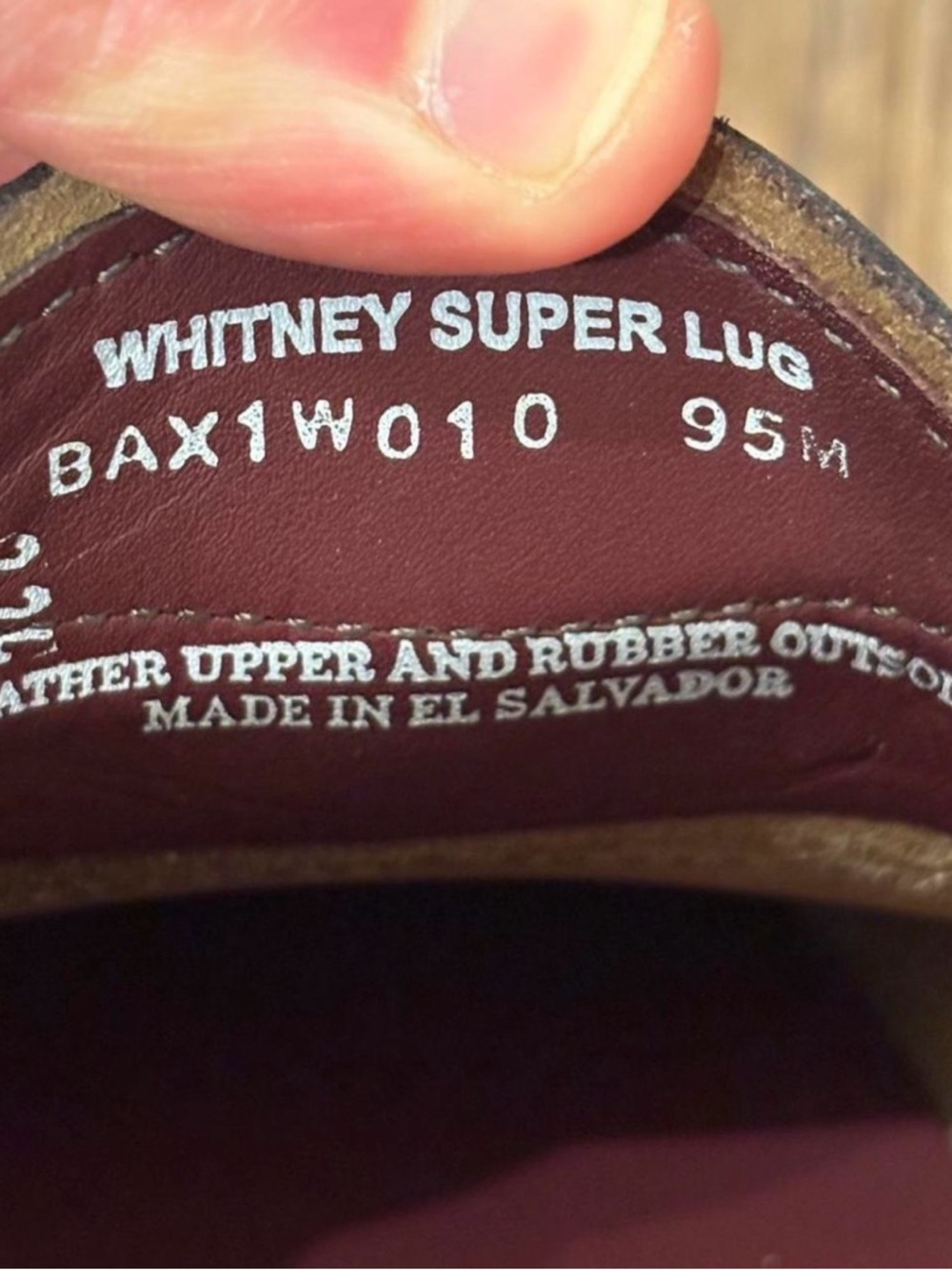 G.H. Bass Wine Whitney Super Lug Sole Penny Loafers - Picture 7 of 8